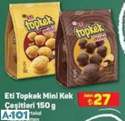 ETİ TOPKEK MİNİ KEK ÇEŞİTLERİ 150 G